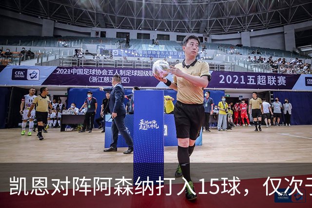 凯恩对阵阿森纳打入15球，仅次于对阵埃弗顿和莱斯特城
